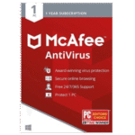 McAfee AntiVirus - 1-Year / 3-PC