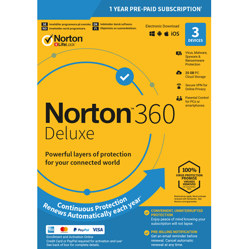 Norton-360-Deluxe-Subcription-3-Devices-500x500-1-1.png Norton 360 Deluxe - 1-Year / 3-Device - Image 1