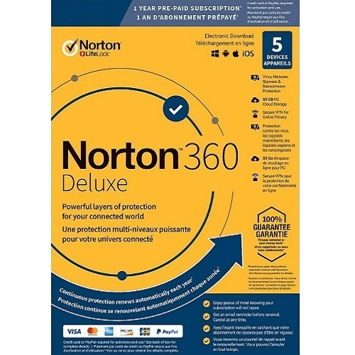 Norton-360-Deluxe-Subscription-5-Devices-500x500-1.png Norton 360 Deluxe - 1-Year / 5-Device - Image 1